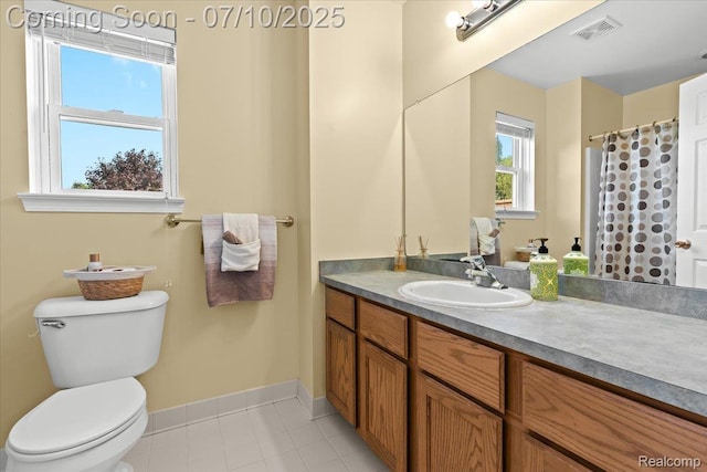 12366 Orchard Wood Dr, Fenton, MI 48430 - bathroom featuring vanity and tile patterned flooring