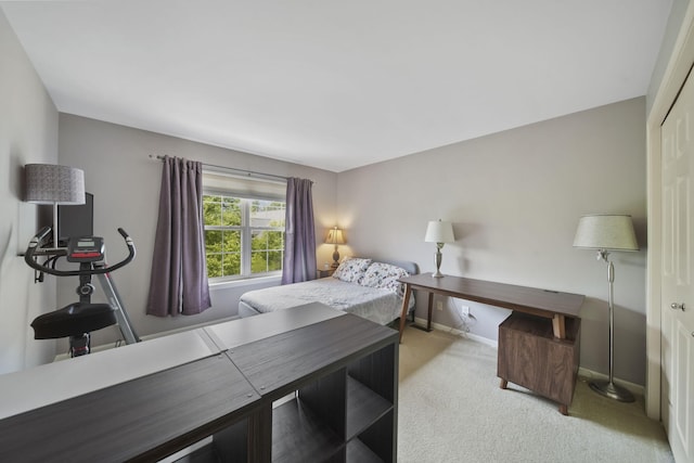 662 Village Ln, Milford, MI 48381 - bedroom with light carpet and baseboards