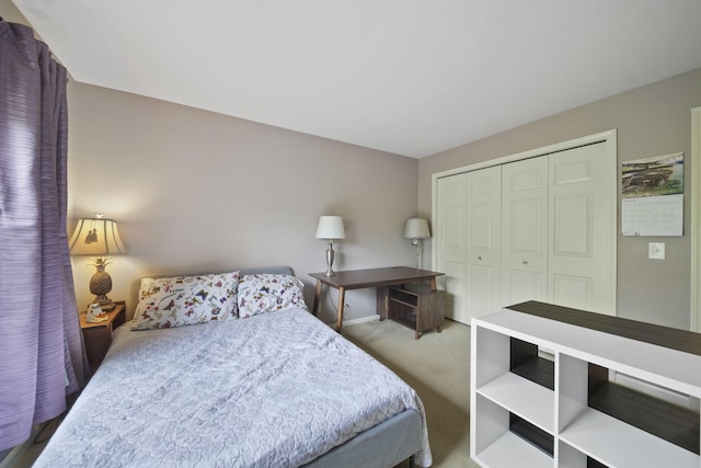 662 Village Ln, Milford, MI 48381 - carpeted bedroom with a closet and baseboards