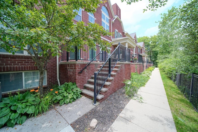 662 Village Ln, Milford, MI 48381 - exterior space with stairway