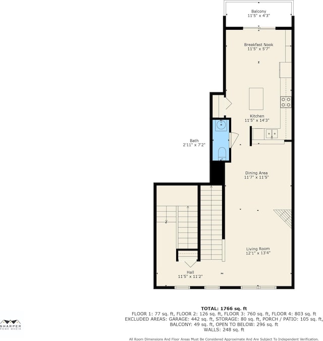 662 Village Ln, Milford, MI 48381 - view of home floor plan