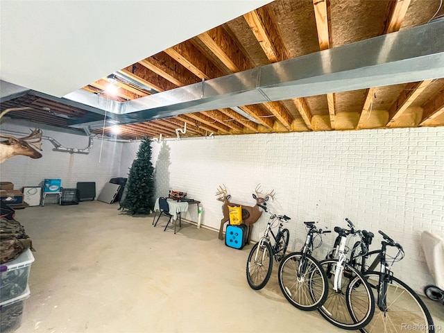 5580 Birch Ln, Davisburg, MI 48350 - view of unfinished basement