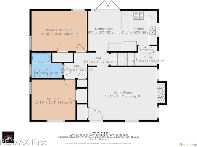 24360 Grove Ave, Eastpointe, MI 48021 - view of floor plan / room layout