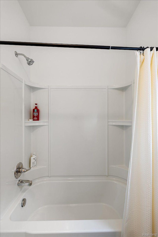 20848 Wexford Dr, Macomb, MI 48044 - bathroom with shower / bathtub combination with curtain