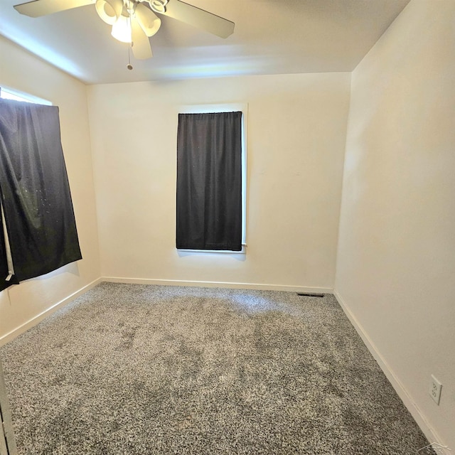 1418 Birney St, Saginaw, MI 48602 - spare room with carpet flooring and a ceiling fan