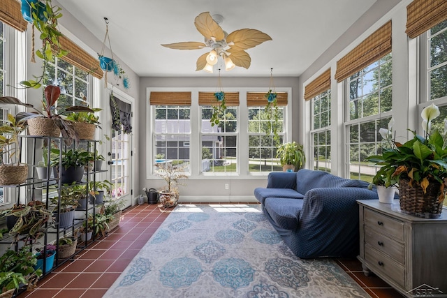 12449 Northway Pkwy, Freeland, MI 48623 - sunroom featuring tile patterned flooring