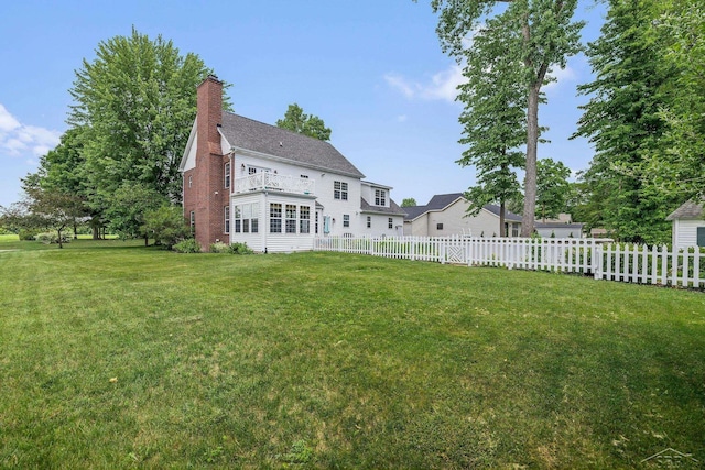 12449 Northway Pkwy, Freeland, MI 48623 - view of yard with a balcony