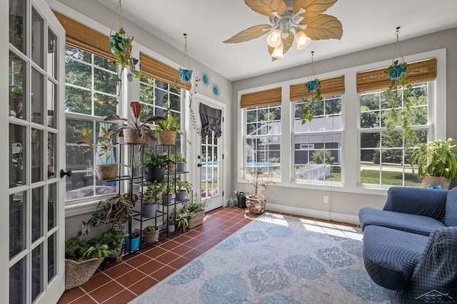 12449 Northway Pkwy, Freeland, MI 48623 - sunroom with tile patterned floors