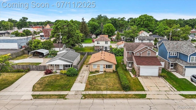 27043 Lorenz St, Madison Heights, MI 48071 - aerial view of residential area