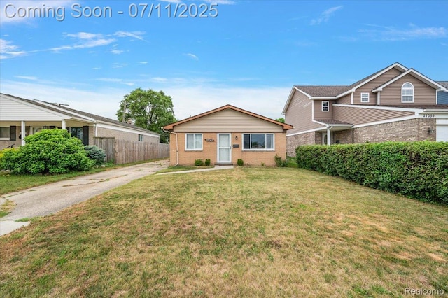 27043 Lorenz St, Madison Heights, MI 48071 - view of front of property with brick siding and driveway