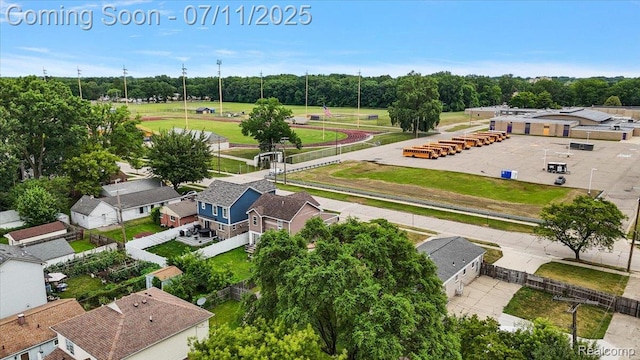 27043 Lorenz St, Madison Heights, MI 48071 - drone / aerial view of a tree filled landscape
