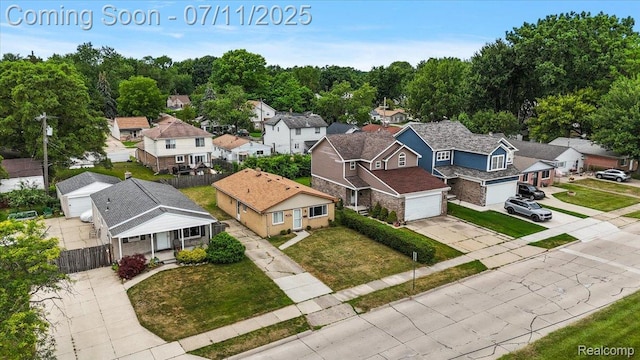 27043 Lorenz St, Madison Heights, MI 48071 - aerial view of residential area