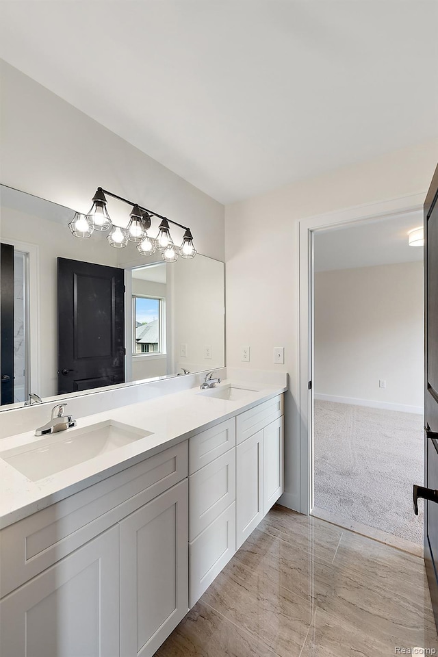 53650 Romeo Plank Rd, Macomb, MI 48042 - full bathroom with double vanity