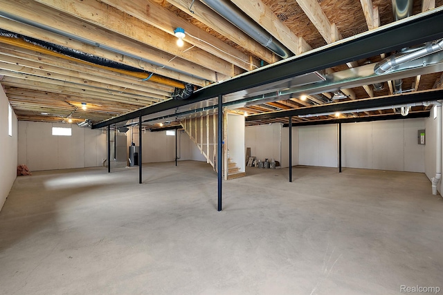 53650 Romeo Plank Rd, Macomb, MI 48042 - basement with stairway
