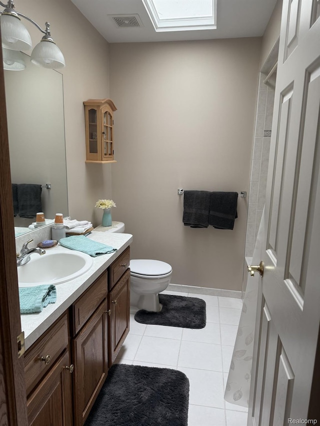 35851 Ireneus Dr, New Baltimore, MI 48047 - bathroom with vanity and tile patterned flooring