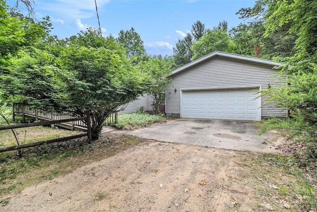 5100 Holton Duck Lake Rd, Twin Lake, MI 49457 - view of detached garage