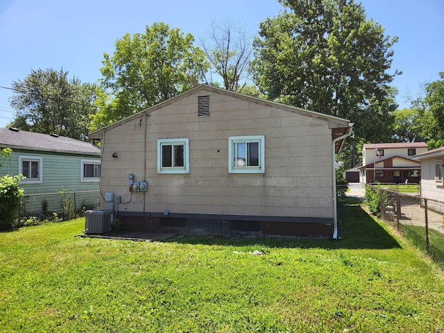 6163 Glenis St, Taylor, MI 48180 - view of property exterior featuring a central air condition unit