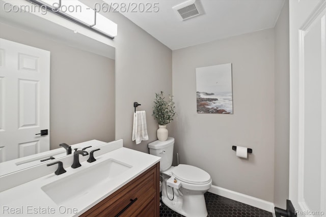 8409 Sandpiper St, Canton, MI 48187 - half bathroom featuring vanity and tile patterned flooring