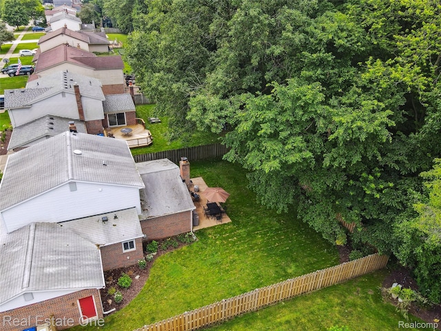 8409 Sandpiper St, Canton, MI 48187 - view from above of property