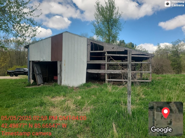 1075 12th St, Martin, MI 49070 - view of pole building