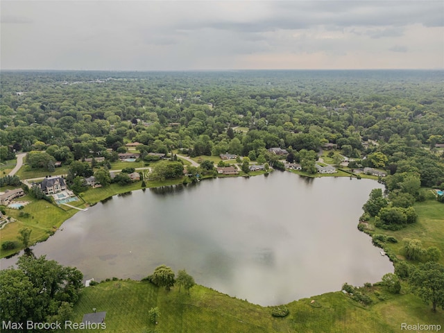 6730 Halyard Rd, Bloomfield Hills, MI 48301 - bird's eye view of a nearby body of water