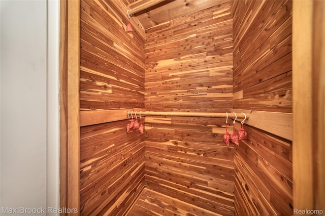 6730 Halyard Rd, Bloomfield Hills, MI 48301 - sauna / steam room featuring wood walls