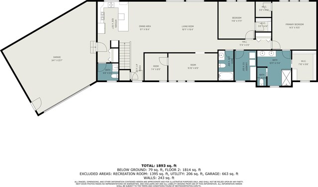8035 Jericho Ave NE, Rockford, MI 49341 - view of property floor plan
