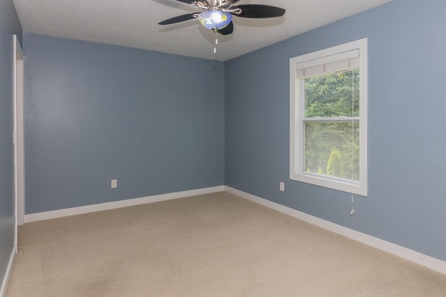 6107 Equestrian Woods Ct, Kalamazoo, MI 49009 - spare room featuring carpet and ceiling fan