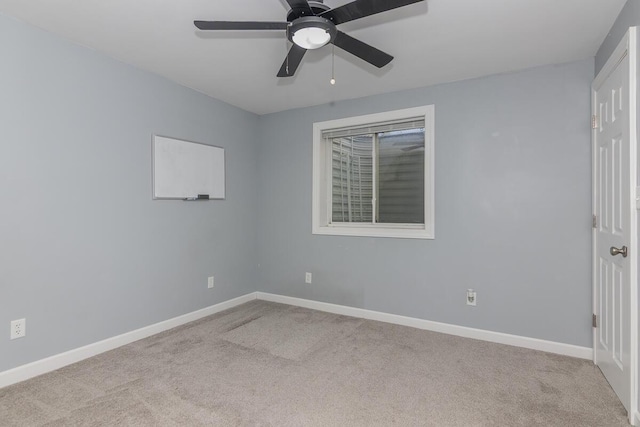 6107 Equestrian Woods Ct, Kalamazoo, MI 49009 - carpeted empty room with baseboards and a ceiling fan