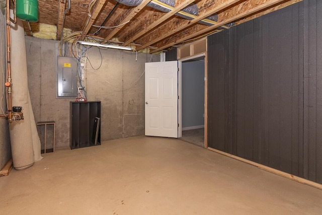 6107 Equestrian Woods Ct, Kalamazoo, MI 49009 - unfinished basement featuring electric panel