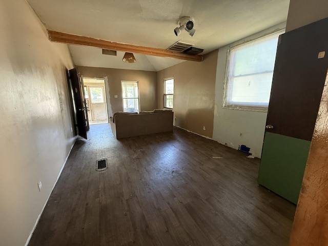 223 Washington Ave, Lakeview, MI 48850 - unfurnished living room featuring dark wood finished floors