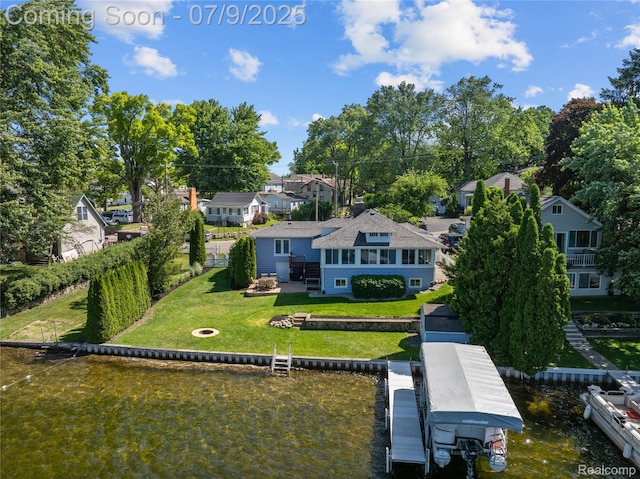 108 Highland Ave, Lake Orion, MI 48362 - rear view of property featuring a yard