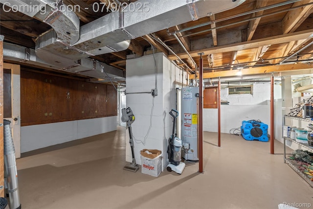 108 Highland Ave, Lake Orion, MI 48362 - unfinished below grade area featuring water heater