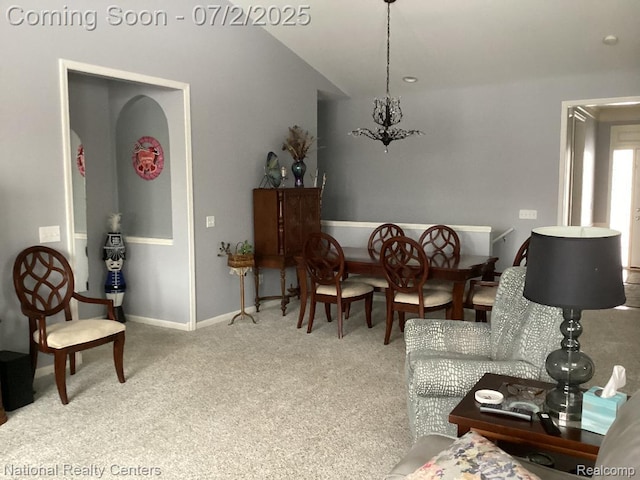 636 Zion Ct S, Howell, MI 48843 - carpeted living area featuring baseboards