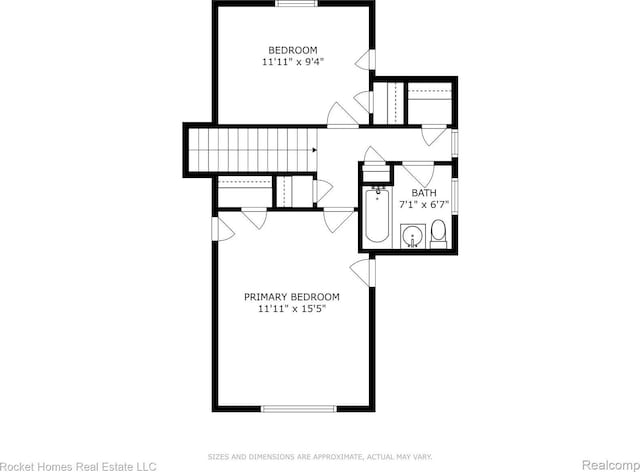 22221 Gregory St, Dearborn, MI 48124 - view of floor plan / room layout