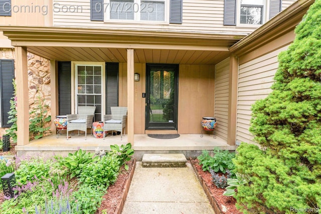 6611 Windmill Ln, West Bloomfield, MI 48324 - property entrance featuring covered porch