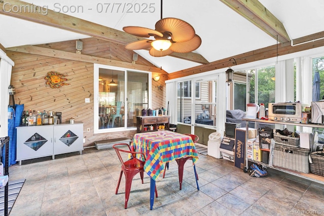 6611 Windmill Ln, West Bloomfield, MI 48324 - view of patio featuring ceiling fan