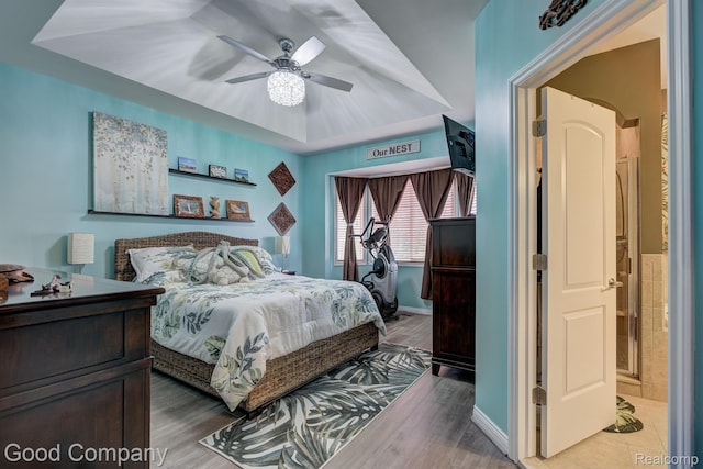 63705 Monticello E, Washington, MI 48095 - bedroom featuring wood finished floors and ceiling fan