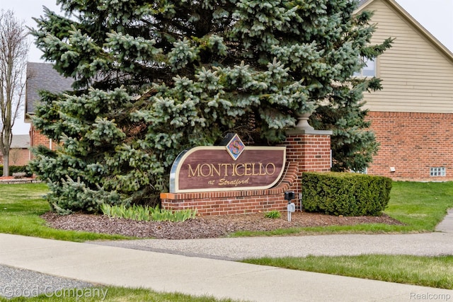 63705 Monticello E, Washington, MI 48095 - view of community / neighborhood sign