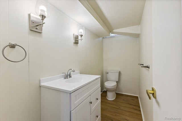 28230 Sutherland Dr, Warren, MI 48088 - half bath featuring vanity and wood finished floors