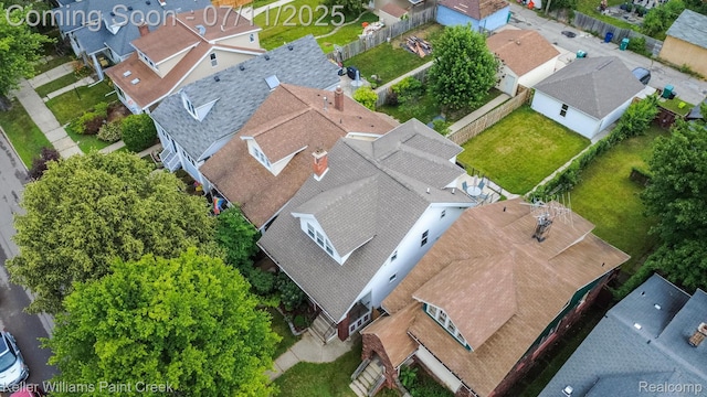 1424 Lakepointe St, Detroit, MI 48230 - aerial perspective of suburban area