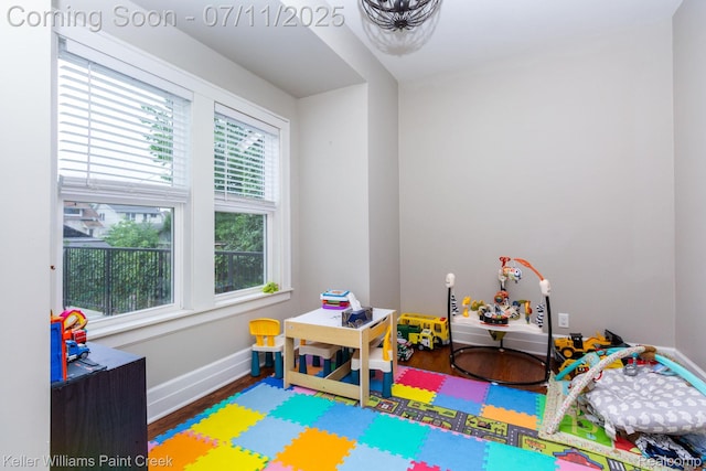 1424 Lakepointe St, Detroit, MI 48230 - playroom with wood finished floors and baseboards