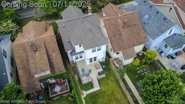 1424 Lakepointe St, Detroit, MI 48230 - aerial perspective of suburban area