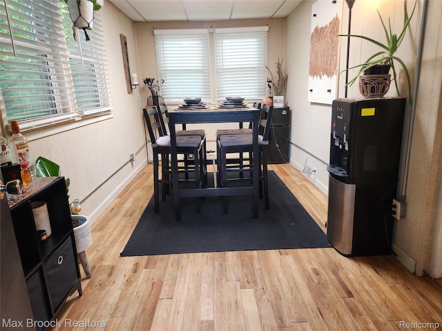 3705 Sancroft Ave, West Bloomfield, MI 48324 - dining room with wood finished floors and a paneled ceiling