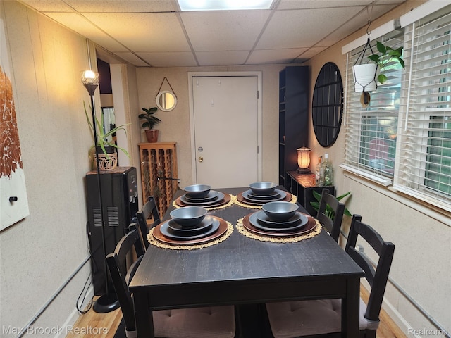 3705 Sancroft Ave, West Bloomfield, MI 48324 - dining area featuring a paneled ceiling and wood finished floors