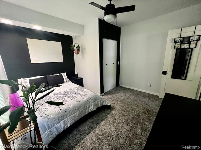 3705 Sancroft Ave, West Bloomfield, MI 48324 - bedroom featuring carpet flooring and a ceiling fan