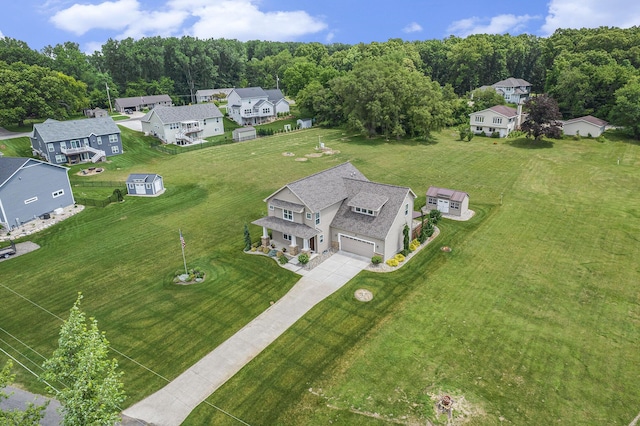 2807 Bartlett Rd, Pleasant Lake, MI 49272 - aerial perspective of suburban area
