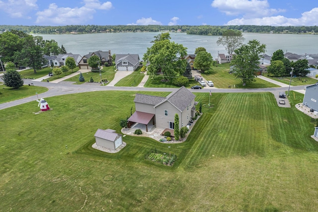 2807 Bartlett Rd, Pleasant Lake, MI 49272 - bird's eye view of a large body of water