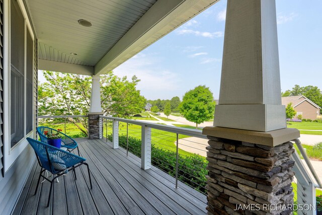 12974 Boulderway Trl, Grand Haven, MI 49417 - view of deck