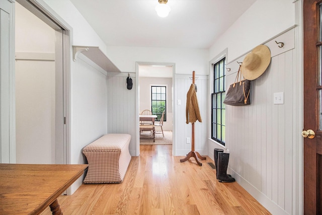 5145 Hensley Dr, Ann Arbor, MI 48103 - hallway with light wood-type flooring